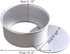 10 Inch Round Cheesecake Pan, Aluminum Round Cake Pan with Removable Bottom, Anodized Aluminum Baking Pan