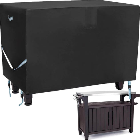 Outdoor Prep Table Cover-55" x 24" x 32" Heavy Duty Waterproof Grill