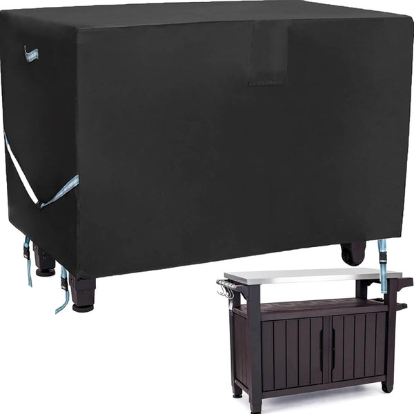 Outdoor Prep Table Cover-55" x 24" x 32" Heavy Duty Waterproof Grill