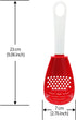 pack of 2 Multifunctional cooking gadgets, 6 in 1 cooking utensils Slotted Spoon, 356°F Heat Resistant kitchen gadgets, Egg Separator, Cooking, Draining, Mashing, Grating, Cooking spoon