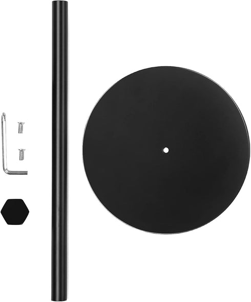OBODING Black Paper Towel Holder for Countertop, Kitchen and Bathroom Organization for Standard and Large Size Rolls