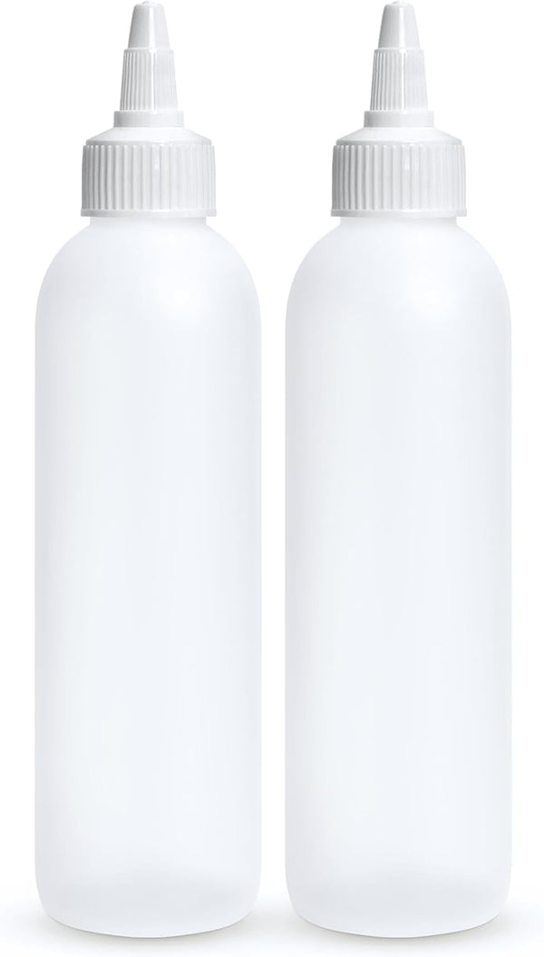 BRIGHTFROM Condiment Squeeze Bottles, 6 OZ Empty Squirt Bottle, Leak Proof -