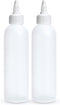 BRIGHTFROM Condiment Squeeze Bottles, 6 OZ Empty Squirt Bottle, Leak Proof -