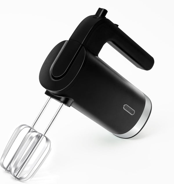 Cordless 3 Speed Rechargeable Hand Mixer, Electric Whisk with Type-C Charging Cable for Mixing Egg, Cake Dough