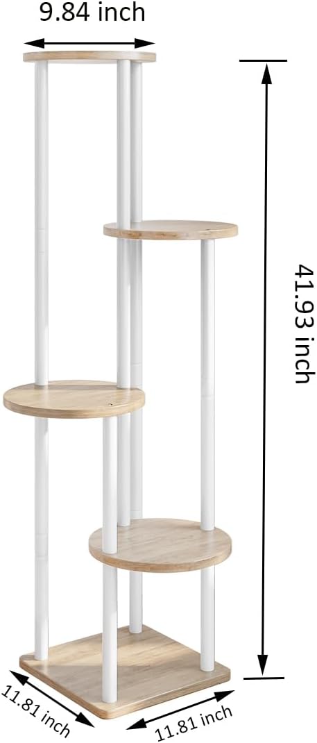 5 5 AZERPIAN Plant Stand Indoor Tier Metal Plant Shelf for Multiple Plants Corner Tall Flower Holders for Living Room