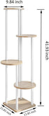 5 5 AZERPIAN Plant Stand Indoor Tier Metal Plant Shelf for Multiple Plants Corner Tall Flower Holders for Living Room