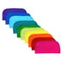 Gina's Soft Cloth Shop Washable Flannel Napkins 8x8, Rainbow 10 Pack, Proudly Made in the USA!