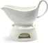 Norpro Porcelain Gravy Sauce Boat with Stand and Candle