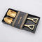 qiangXINGYai Golden Shovel Spoons for Desserts Coffee Tea Shovel Spoon Set Grapefruit Spoons
