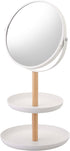 YAMAZAKI home Tosca Accessory Trays/Mirror, White
