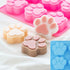 2 PCS Silicone Molds: Puppy Dog Paw, 6 Cavity Mould for Homemade Treats and Chocolate Baking