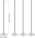 Cake Heating Rod 5.71 Inch Sliver Baking Nails for Baking Stainless Steel Heating Core for Cakes Baking Stick Supplies (4 Pcs) by Jutom