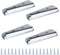 Sofa Buckle Connector, Sectional Sofa Latch, Bed Frame Accessories, Diagonal Bolts, Furniture Hardware for Fixing