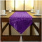 ShinyBeauty Sequin Table Runner with Tassel 12inx108in Purple, Dining Table Runner Sequin