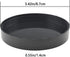 4PCS Flat Lids for Magic Bullet Blender, Replacement Parts Compatible with 250W Cups, Black Plastic Lid with 8oz Cup