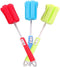 VASANA 3PCS Sponge Cleaning Brush Set, Adjustable Long Handle Cup Bottle Scrubber Sponges for Baby Bottles