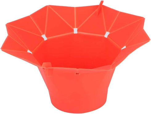 Red Folding Popcorn Bowl, Microwave Oven Popcorn Popper, DIY Silicone Maker for Home Kitchen