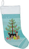 Caroline's Treasures CK3831CS Gerberian Shepsky #2 Christmas Tree Stocking, Holiday Decor for Fireplace