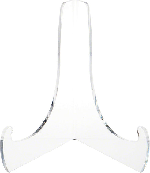 Plymor Clear Acrylic 60-Degree Angle Easel, 9" H x 9" W x 7.25" D with Deep Support Ledges