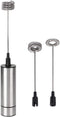 Milk Frother Handheld Foam Maker, Stainless Steel Coffee Stirrer Mixer Blender, Electric Egg Beater Kitchen Utensils