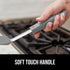Gorilla Grip Nonstick Silicone Spatula, Heat Resistant, Flexible Head, Stainless Steel Kitchen Spatulas, 2 Pack