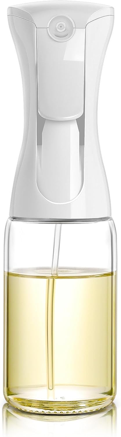 5.1 oz (150ml), (Set 2) Mistifi Glass Oil Sprayer/Mister fl For Cooking Oil, Olive Oil, Soy Sauce, Vinegar, Non-Aerosol