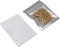 PABCK 100 Pcs Matte White Front Window Resealable Foil Zipper Lock Pouch for Food Storage Bags