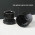 Elegant Black Porcelain Butter Keeper Crock with Water Line for Soft Butter