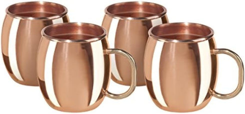 Oggi Copper Moscow Mule Shot Mug - Set of 4