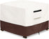 Patio Ottoman Cover,22W x 22D x 18H inch,Waterproof Square Patio Small Side