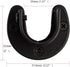 Zip Seven 1-5/16 Shower Closet Rod Holder Set, U Shaped Hanging Rod Flange Socket Heavy Duty Curtain Pole Bracket