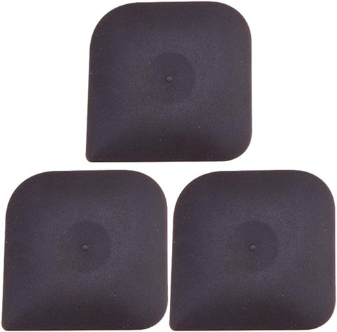 3 Pcs Pot Scraper, Brown Plastic Non Scratch Pan Scraper for Cast Iron, Practical Kitchen Tool for Cleaning
