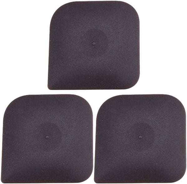 3 Pcs Pot Scraper, Brown Plastic Non Scratch Pan Scraper for Cast Iron, Practical Kitchen Tool for Cleaning