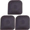 3 Pcs Pot Scraper, Brown Plastic Non Scratch Pan Scraper for Cast Iron, Practical Kitchen Tool for Cleaning