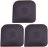 3 Pcs Pot Scraper, Brown Plastic Non Scratch Pan Scraper for Cast Iron, Practical Kitchen Tool for Cleaning