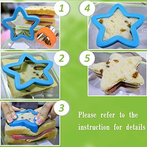 Cutter Shapes Set - Different Sizes Cookie Cutters Set for Fruit Cookie Pastry Stamps Mold