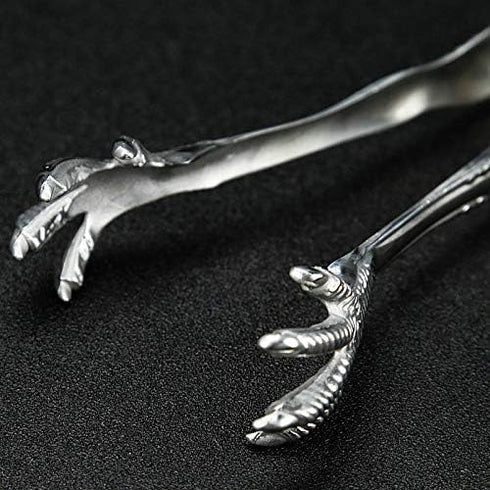 Bar Ice Hockey Special Eagle Claw Shape Serving Tongs, Ice Tongs