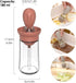 2 Pack 2 1 T-OB21 Oil Dispenser with Brush - Olive Oil Dispenser, IN Oil Dispensing Bottle with Basting Brush