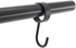 Stainless Steel Closet Rod Hooks, Heavy Duty Utility Hooks for Hanging Pots, Pans, Mugs, Towels (5 Pack Black)