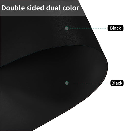 Zinkooat 14x45 Inch 14x45) Desk Pad - Waterproof Easy to Clean Can Conceal Flaws Protector The Table Top from Scratches
