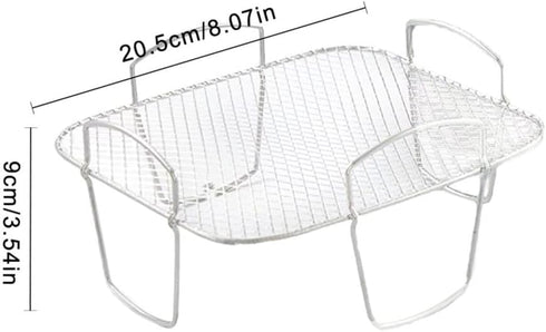 Air Fryer Rack for Air Fryer - 304 Stainless Steel Air Fryer Accessories Dehydrator Rack Toast Rack Grill Air Fryer Accessories by Enfudid