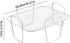 Air Fryer Rack for Air Fryer - 304 Stainless Steel Air Fryer Accessories Dehydrator Rack Toast Rack Grill Air Fryer Accessories by Enfudid