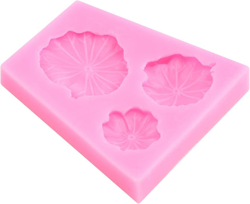 Lotus Leaf Fondant Mold, Silicone Molds for Cake Decoration, Cupcake Topper, Chocolate Candy, Gum Paste, Polymer Clay