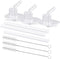 Marbe Replacement Straws for Thermos Funtainer 12 Ounce Bottle, 3 Pieces Straw Cleaning Brushes