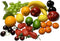 Generic 27pcs Fake Mixture Fruits for Home Decor Artificial Fruit Decorations Faux Artificial