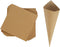 30 Pcs Kraft Paper Confetti Cones, 17x17cm Wedding Confetti Cones