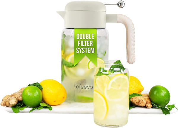 LAFEECA Iced Tea Maker and Infuser - Large Jug with Airtight Lid