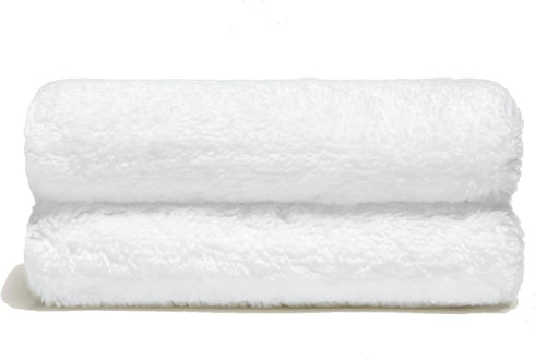Italic Ultraplush Australian Cotton Washcloths - Set of 2 Luxury Plush Face