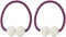 1X Pearl Magnetic Curtain Clip Holders, Buckle Clips for Hanging Ball Tie Back Curtain Accessories Home Decor (Purple)