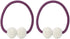 1X Pearl Magnetic Curtain Clip Holders, Buckle Clips for Hanging Ball Tie Back Curtain Accessories Home Decor (Purple)